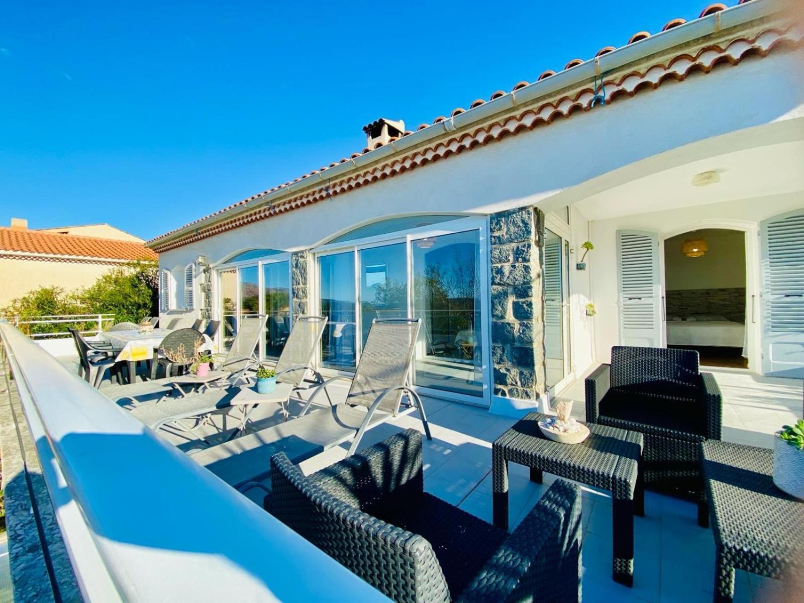 Villa Montalbo Vue Mer De 2 A 10 Personnes Cargèse Exterior foto