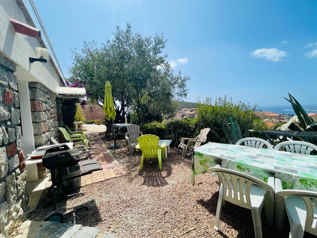 Villa Montalbo Vue Mer De 2 A 10 Personnes Cargèse Exterior foto